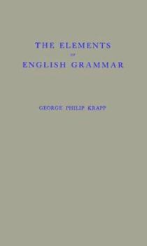 Hardcover The Elements of English Grammer Book