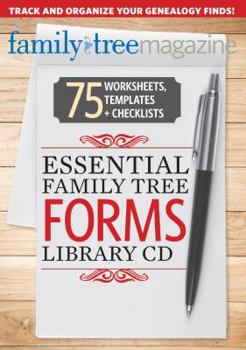 CD-ROM Essential Family Tree Forms Library, Volume 1 Book