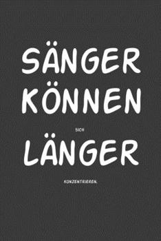 Sänger können sich länger konzentrieren: Jahres-Kalender für das Jahr 2020 im DinA-5 Format für Musikerinnen und Musiker Musik Terminplaner (German Edition)