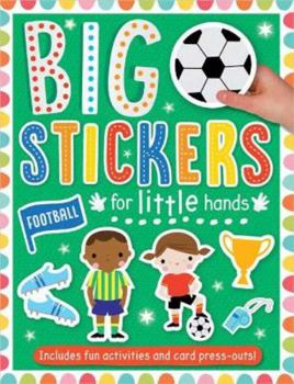 Paperback Big Stickers for Little Hands Football Book