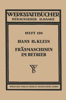 Paperback Fräsmaschinen Im Betrieb [German] Book