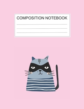 Composition notebook: Ruled (8.5 x 11 in), 110 Pages: Diary Book For Girl, Journal Notebook For Kids, Writing Journal Lined, Cute Pets (8.5 x 11 in), 110 Pages (cute composition pink)
