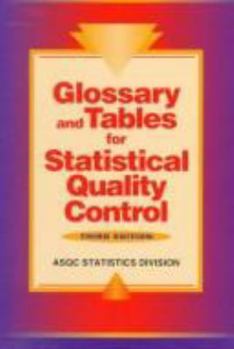 Paperback Glossary and Tables for Statistical Quality Control Book