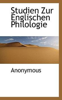 Hardcover Studien Zur Englischen Philologie [German] Book