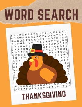 Paperback Word Search Thanksgiving: Thanksgiving word search puzzle books for adults (Vol. 2) [Large Print] Book