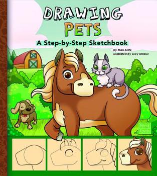 Hardcover Drawing Pets: A Step-By-Step Sketchbook Book
