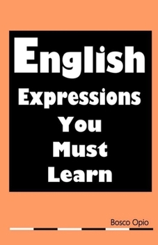 Paperback English Expressions You Must Learn Book