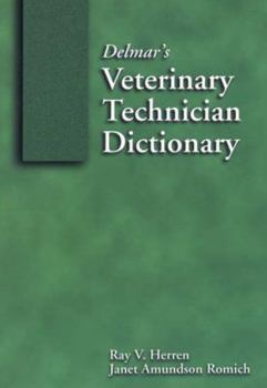 Paperback Delmar's Veterinary Technician Dictionary Book