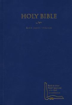 Hardcover KJV Drill Bible, Blue Hardcover Book