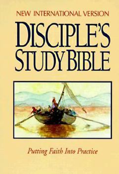 Hardcover New International Version Disciple's Study Bible, Green Hardcover-Indexed Book