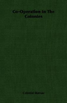 Paperback Co-Operation in the Colonies Book