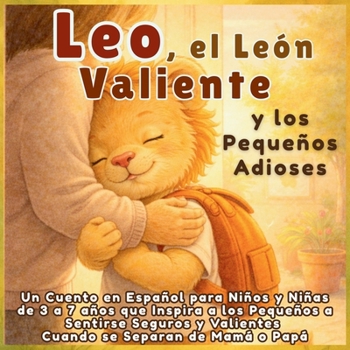 Leo, el León Valiente y los Pequeños Adioses: Un Cuento en Español para Niños y Niñas de 3 a 7 años que Inspira a los Pequeños a Sentirse Seguros y ... se Separan de Mamá o Papá (Spanish Edition)