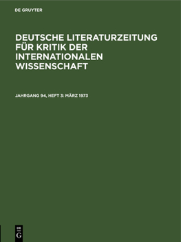 Hardcover März 1973 [German] Book