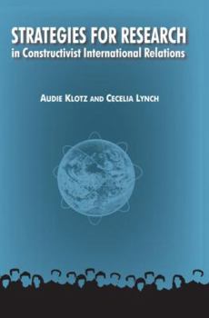 Paperback Strategies for Research in Constructivist International Relations Book