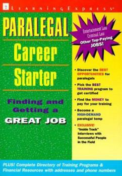 Paperback Paralegal Career Starter Book