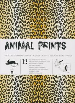 Paperback Animal Prints (Gift Wrapping Paper) [Multilingual] Book