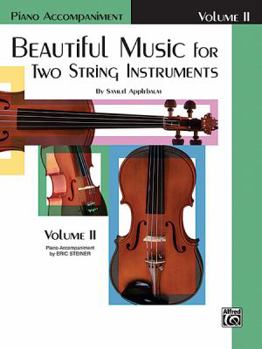 Paperback Beautiful Music for Two String Instruments, Bk 2: Piano Acc. Book