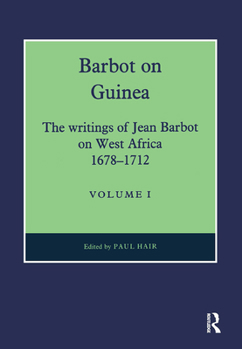 Hardcover Barbot on Guinea: Volume I Book