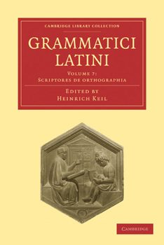 Paperback Grammatici Latini [Latin] Book