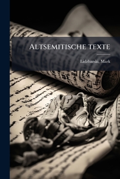 Paperback Altsemitische texte [Semitic] Book