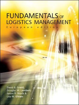 Paperback Fundamentals of Logistics Management Book