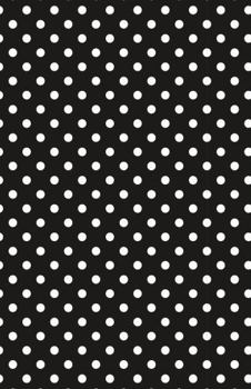 Hardcover Publish Her Journal: Black and White Dot Book