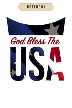 Notebook: God bless the usa veterans Notebook|6x9(100 pages)Blank Lined Paperback Journal For Student, kids, women, girls, boys, men, birthday gifts|Veteran day gifts notebook