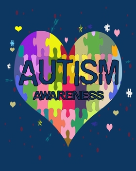 Autism Awareness: Autism Awareness Gift 2020 Monthly Planner 8" x 10" 110 pages