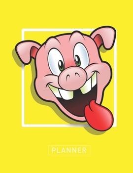 Planner: Happy Pig YellowAnime & Chill 2 Year Monthly Planner with Note Pages (24 Months) | Jan 2020 - Dec 2021 | Month Planning | Appointment ... | Plan Each Day, Set Goals & Get Stuff Done