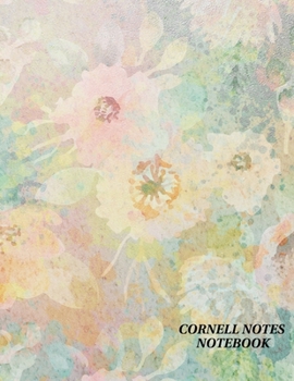 Cornell Notes Notebook: Pretty Vintage Floral Cornell Notebook - Note Taking System and Method - College Ruled Notetaking Journal for Middle School, High School and University Students