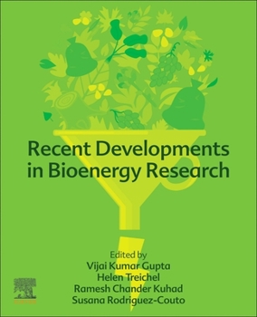 Paperback Recent Developments in Bioenergy Research Book