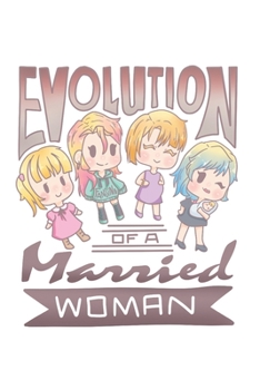 Funny Married Woman Evolution Notebook: Graph Paper Journal 6x9 - 120 Pages