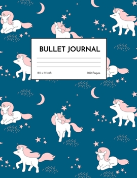 Bullet Journal: Simple Unicorn Dot Grid Notebook - Dotted Note Pad for Kids, Girls, Teens, Tweens, Women - Gifts for Birthday and Christmas | Creative Art 00549