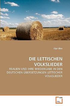 Paperback Die Lettischen Volkslieder [German] Book