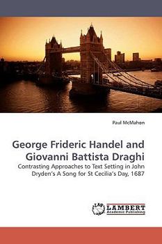 Paperback George Frideric Handel and Giovanni Battista Draghi Book