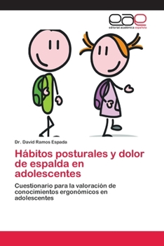 Paperback Hábitos posturales y dolor de espalda en adolescentes [Spanish] Book