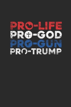 Pro Trump: Graph Paper Notebook (6" x 9" - 120 pages) ~ President Trump Notebook for Daily Journal, Diary, and Gift