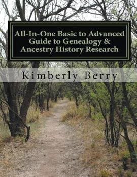 Paperback All-In-One Basic to Advanced Guide to Genealogy & Ancestry History Research Book