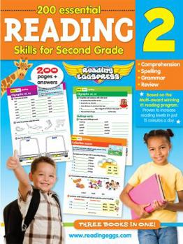 Flexibound Reading for 2nd Grade Workbook - 200 Essential Reading Skills (Reading Eggs) Book