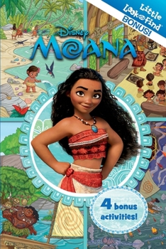 Hardcover Disney Moana: Little Look and Find Book