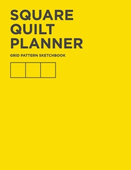 Paperback Half Square Quilt Planner: Grid Pattern Sketchbook Book