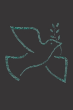 Peace: Notebook, Journal | Lined Paper | 120 Pages DIN A5 (6 x 9") | Notes, Drawings, Planer, Diary, Organization | Word Cloud Present