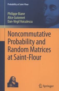 Paperback Noncommutative Probability and Random Matrices at Saint-Flour Book