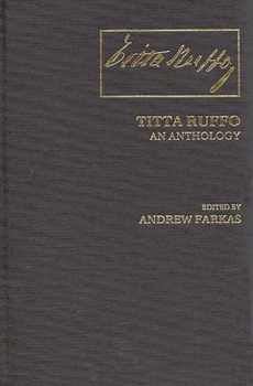 Hardcover Titta Ruffo: An Anthology Book