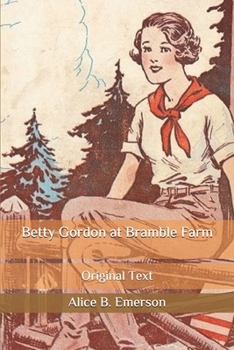Paperback Betty Gordon at Bramble Farm: Original Text Book