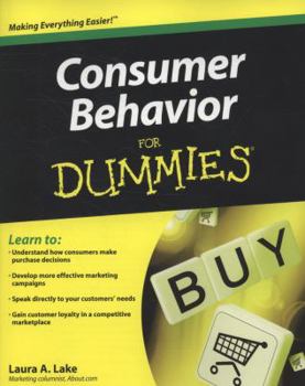 Paperback Consumer Behavior for Dummies Book