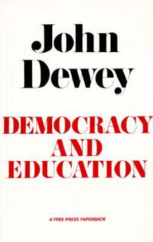 Paperback Democracy and Education Book
