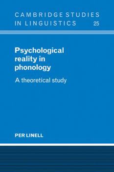 Paperback Psychological Reality in Phonology: A Theoretical Study Book