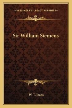 Paperback Sir William Siemens Book