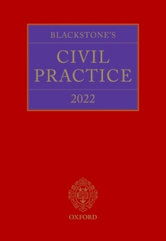 Hardcover Blackstone's Civil Practice 2022 Book